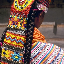 Kalash girls headwear